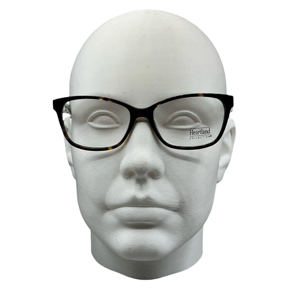 Heartland Collection Lola Tortoise Eyeglass Frames 54-16-140 Cat Eye Women NEW